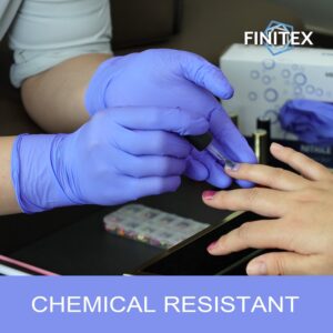FINITEX 1000 Count Medical Exam Gloves, Latex-free, Rubber Free, Food Safe Examination Chemo Nitrile Disposable Gloves, Medium - Image 4