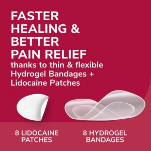 Dr. Scholl's Blister Pain Relief Complete Kit with Lidocaine, 8 Count - Image 3