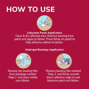 Dr. Scholl's Blister Pain Relief Complete Kit with Lidocaine, 8 Count - Image 7