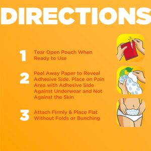 ThermaCare Menstrual Cramp Pain Relief Heat Wraps, 4 Ct - Image 4