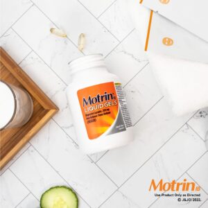 Motrin IB Liquid Gels, Ibuprofen 200mg, Pain & Fever Relief, 120 Count - Image 9