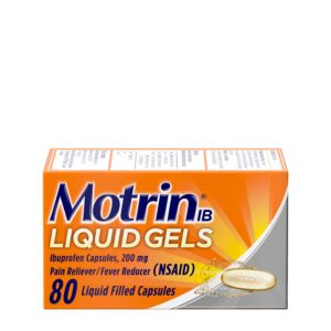 Motrin IB Liquid Gels, Ibuprofen 200mg, Pain & Fever Relief, 120 Count - Image 12