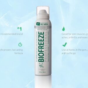 Biofreeze Pain Relieving Spray 4 oz. 360° Spray, Colorless Formula, 10.5% Menthol 1 Each - (Pack of 2) - Image 4