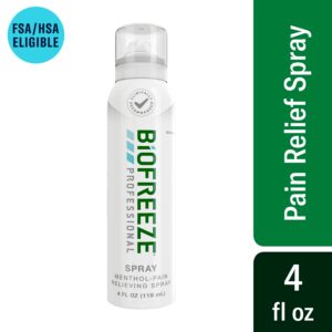 Biofreeze Pain Relieving Spray 4 oz. 360° Spray, Colorless Formula, 10.5% Menthol 1 Each - (Pack of 2) - Image 8