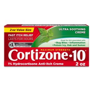 Cortizone-10 Maximum Strength 1% Hydrocortisone Ultra Moisturizing Anti-Itch Cream 2oz - Image 11