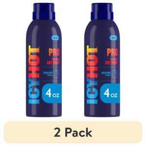 Icy Hot Pro Pain Relief Dry Spray 4-oz. Bottle, Quick Drying Formula With Menthol & Camphor - Image 8