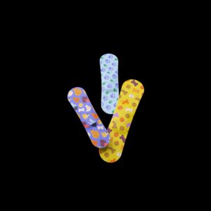 Welly Flex Fabric Bandages, Dog Pattern Bravery Badges for Kids, Assorted Sizes, 48 Count - Image 3