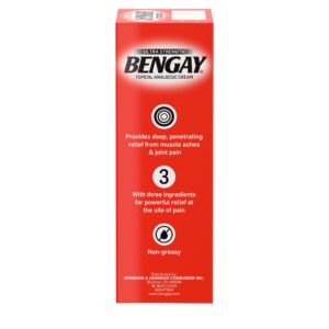Ultra Strength Bengay Non-Greasy Topical Pain Relief Cream, 2 oz - Image 3