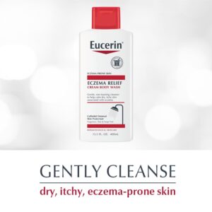 Eucerin Eczema Relief Cream Body Wash, Fragrance, 13.5 fl oz Bottle - Image 3