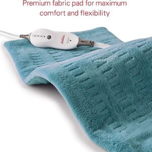 Sunbeam Heating Pad for Pain Relief | XL King Size SoftTouch, 4 Heat Settings with Auto-Off | Teal, 12-Inch x 24-Inch - Image 3