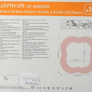 Smith & Nephew 66801069 Allevyn Life Dressing 6 1/16 in. X 6 1/16 in. (Each) - Image 3