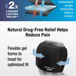 Mueller EZ Relief Migraine Cap, Unisex, Cold/Hot, One Size Fits Most, Black - Image 3