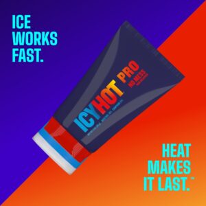 Icy Hot Pro No-Mess Pain Relief Cream 3-oz. Tube, Massaging Applicator With Menthol & Camphor - Image 3