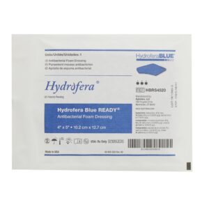 Hydrofera HBRS4520 Blue RDY Antibacterial Foam Dressing - Box of 10 - Image 3