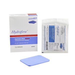 Hydrofera HBRS4520 Blue RDY Antibacterial Foam Dressing - Box of 10 - Image 5