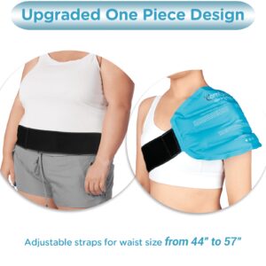 Comfytemp Large Ice Pack for Back Pain, Reusable Gel Hot Cold Therapy for Lumbar, Hips, Knee, Shoulder - Image 5