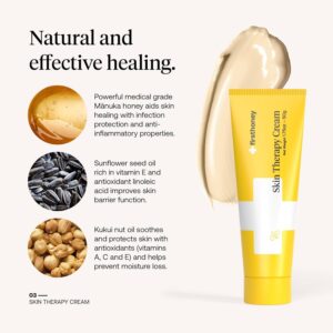 First Honey Manuka Honey Therapy Cream for Dry and Itchy Skin, Natural and No Fillers, 1.75 oz - Image 9