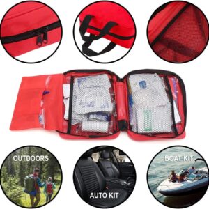 ASATECHMED First Aid Kit Compact, Lightweight for Emergencies at Home, Workplace, Outdoors, Car, Camping, Sports, Hiking & Survival, Fully Stocked First Aid Kit (Combo)… - Image 5