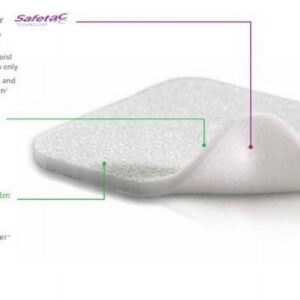 Mölnlycke Mepilex Soft Silicone Absorbent Foam Dressing, 4" x 8" - Image 4
