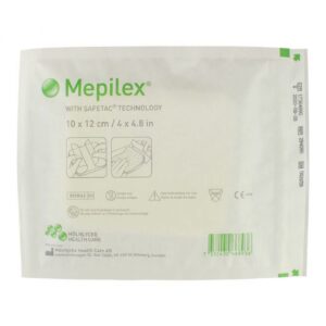 Mölnlycke Mepilex Soft Silicone Absorbent Foam Dressing, 4" x 8" - Image 8