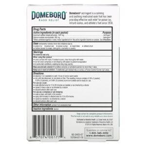 Domeboro Astringent Solution Powder Packets, 12 Count - Image 3