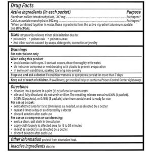 Domeboro Astringent Solution Powder Packets, 12 Count - Image 4