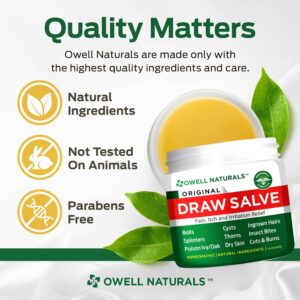 Owell Naturals Draw Salve 1oz - Image 7