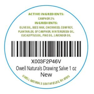 Owell Naturals Draw Salve 1oz - Image 12