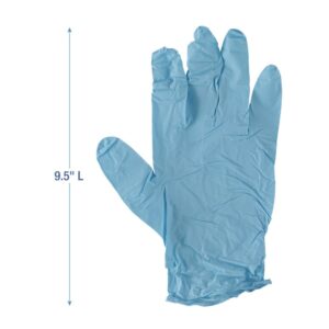 Boardwalk 382XLBXA 5 mil Disposable Examination Nitrile Gloves - X-Large, Blue (100/Box) - Image 3
