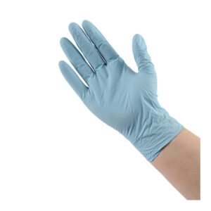 Boardwalk 382XLBXA 5 mil Disposable Examination Nitrile Gloves - X-Large, Blue (100/Box) - Image 8