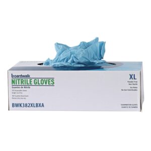 Boardwalk 382XLBXA 5 mil Disposable Examination Nitrile Gloves - X-Large, Blue (100/Box) - Image 9