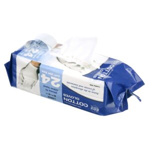 Cara Incorporated Cotton Glove Dispenser Box, White, Large - Image 4