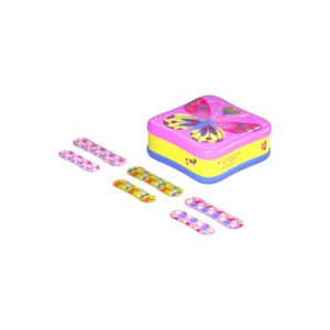 Welly Flex Fabric Bandages, Butterfly Pattern Bravery Badges for Kids, Assorted Sizes, 48 Count - Image 5