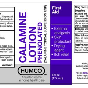 Humco Calamine Lotion, 6 Oz. - Image 3