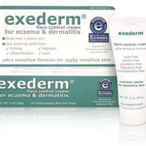 Exederm Flare Control Cream for Eczema & Dermatitis 2 oz (Pack of 3) - Image 2