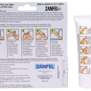 Zanfel Washes Away Poison Ivy Oak & Sumac Tube Dual Action Formula, 1 oz - Image 5
