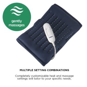 ConairComfort 11.5" x 24" Massaging Heating Pad, Soothing Heat and Massage - Image 6