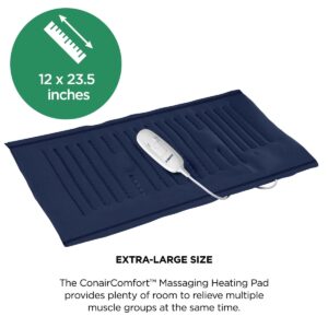 ConairComfort 11.5" x 24" Massaging Heating Pad, Soothing Heat and Massage - Image 7