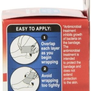 Mueller Elastic 3" Bandage with Securing Clips, Beige, 3" x 5.3 ft unstretched - Image 4