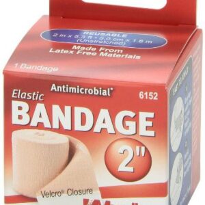 Mueller Elastic 3" Bandage with Securing Clips, Beige, 3" x 5.3 ft unstretched - Image 7