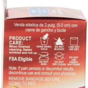 Mueller Elastic 3" Bandage with Securing Clips, Beige, 3" x 5.3 ft unstretched - Image 8