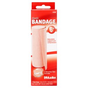 Mueller Elastic 3" Bandage with Securing Clips, Beige, 3" x 5.3 ft unstretched - Image 9