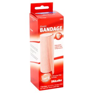 Mueller Elastic 3" Bandage with Securing Clips, Beige, 3" x 5.3 ft unstretched - Image 11