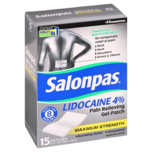 Salonpas Licodaine Pain Relieving Maximum Strength Gel Patch - 15 Patches - Image 6