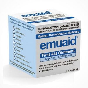 Emuaid Natural Pain Relief, Argentum Metallicum, Anti-Inflammatory Therapy Body Lotion, 2 Oz - Image 1