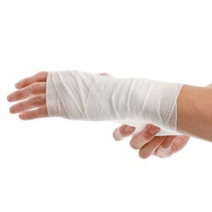 California Basics 4"x12' Gauze Bandage Rolls with Medical Tape, Rolled Gauze Wrap – White 24 Pack - Image 5