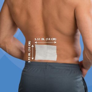 HealthWise™ Maximum Strength OTC Pain Relief Patch | 4% Lidocaine Patch | 3.9” x 5.5” | 25-Count Box | Paraben Free - Image 4