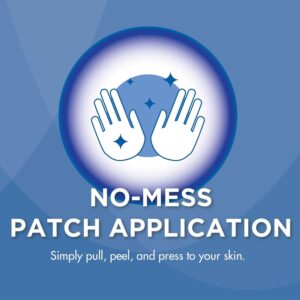 HealthWise™ Maximum Strength OTC Pain Relief Patch | 4% Lidocaine Patch | 3.9” x 5.5” | 25-Count Box | Paraben Free - Image 5