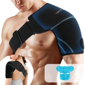 Comfytemp Shoulder Ice Pack for Injuries, Compression Ice Pack for Shoulder Pain Relief, Injury Recovery - Image 1