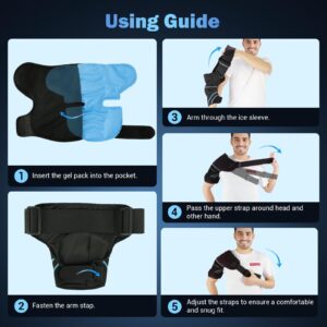 Comfytemp Shoulder Ice Pack for Injuries, Compression Ice Pack for Shoulder Pain Relief, Injury Recovery - Image 8